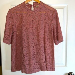 LOFT Outlet Lace Top (M)